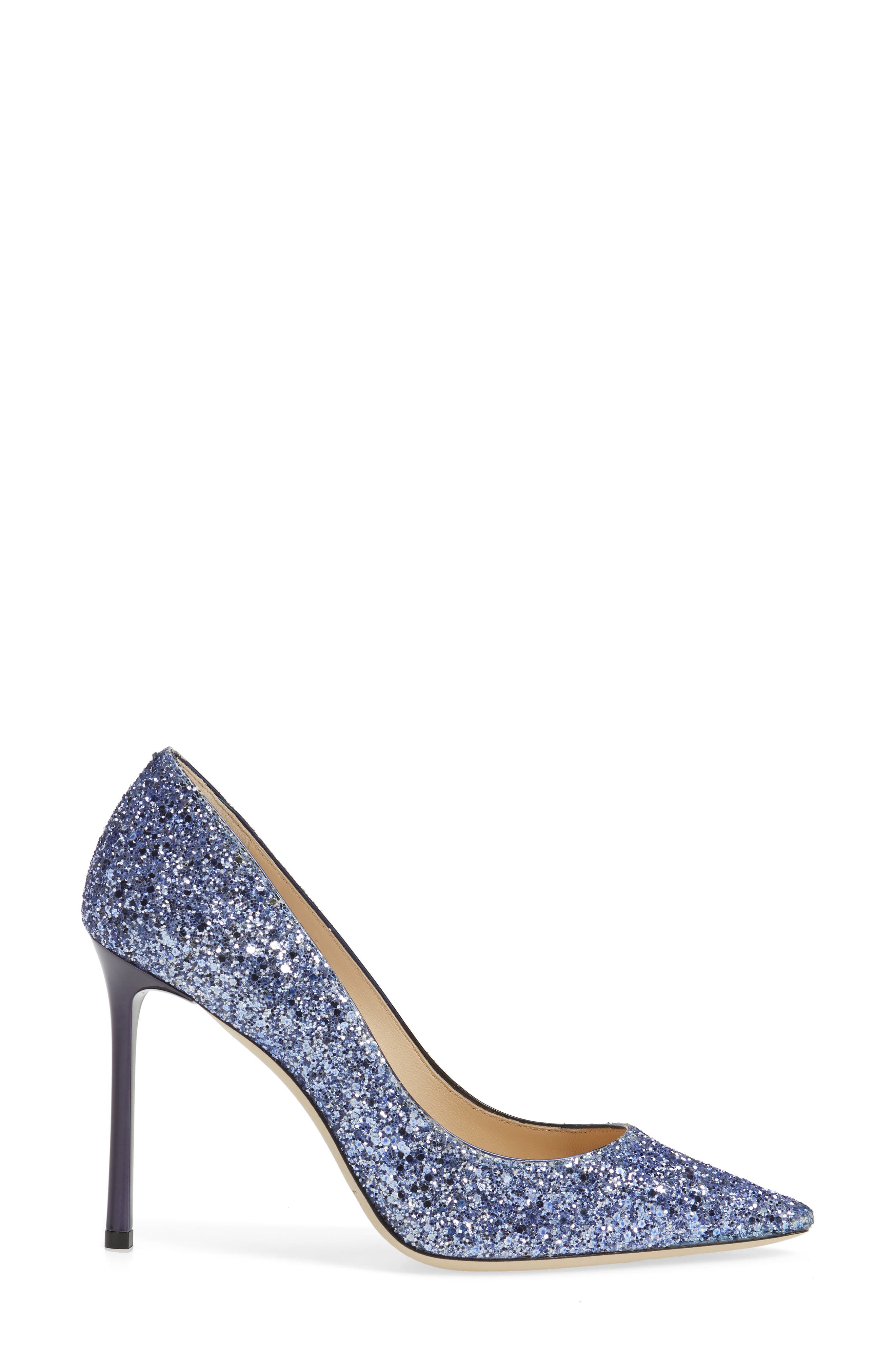 Romy Glitter Pump, Alternate, color, COBALT GLITTER