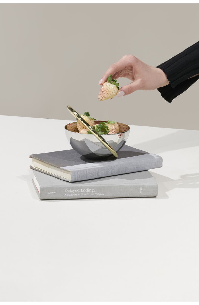 ANNA New York Ring Nut Bowl, Alternate, color, Silver And Gold