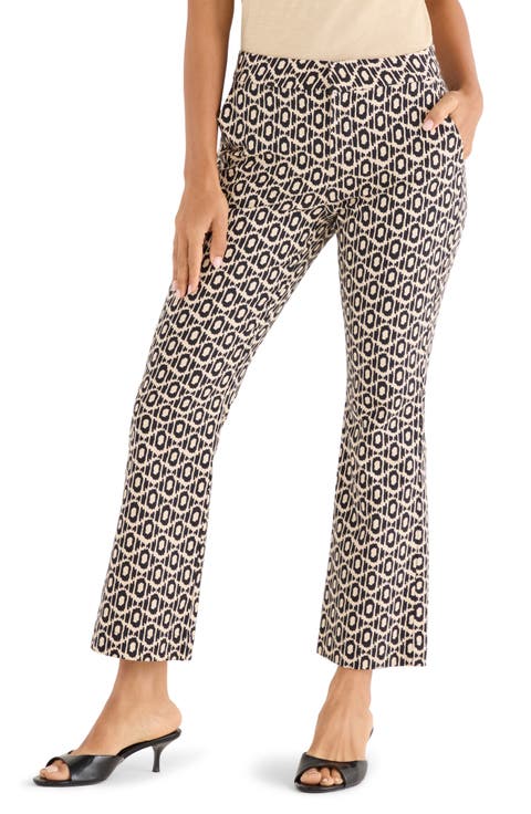 Lacy Diamond Plaza Ankle Pants (Regular & Petite)