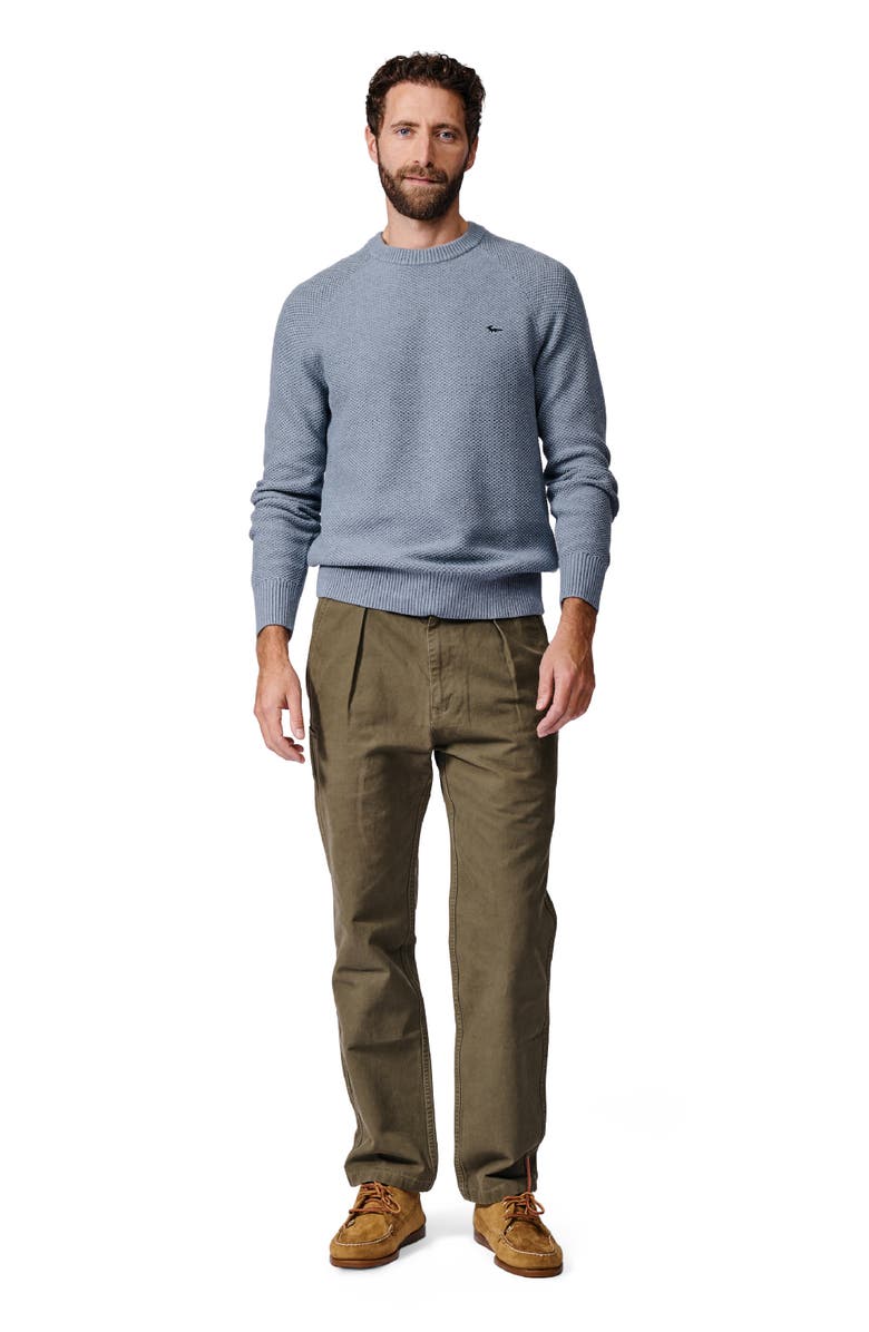 Aubin Norton Textured Crew Neck Jumper, Alternate, color, Pale Blue