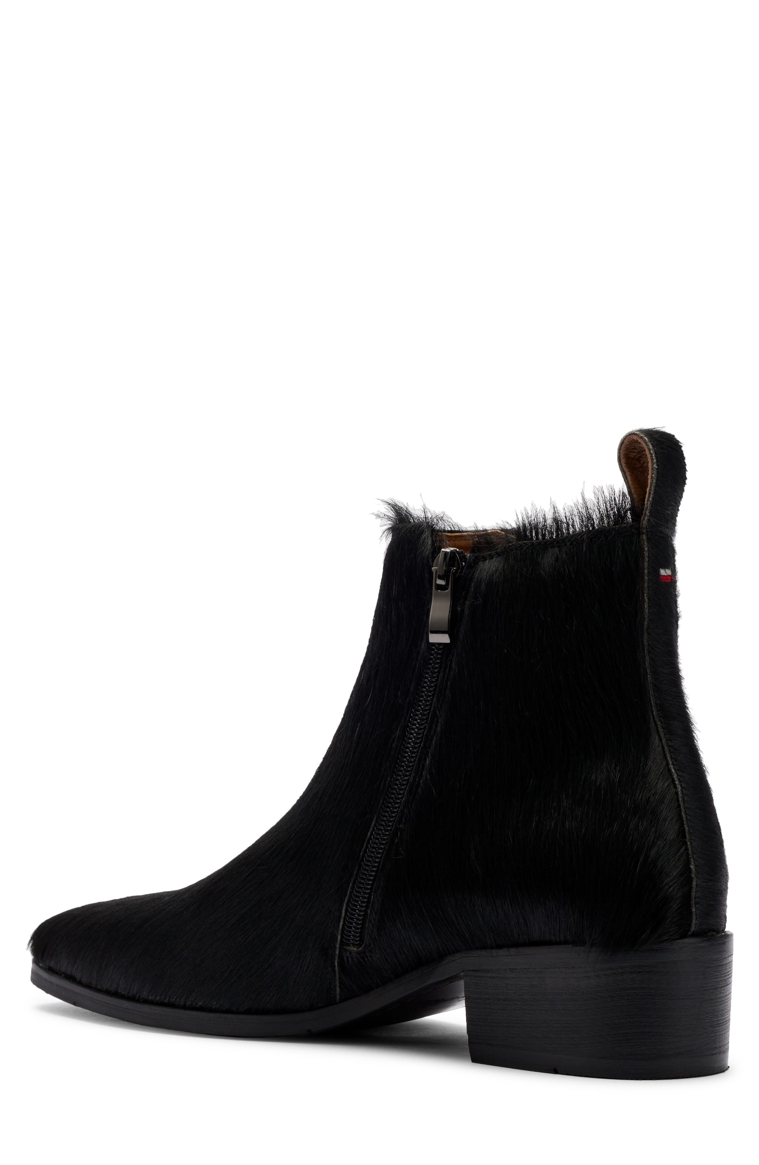 Dante Leather Chelsea Boot, Alternate, color, BLACK HORSE