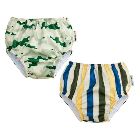 Reusable UPF 50+ Pull-Up Swim Diapers -  2-Pack