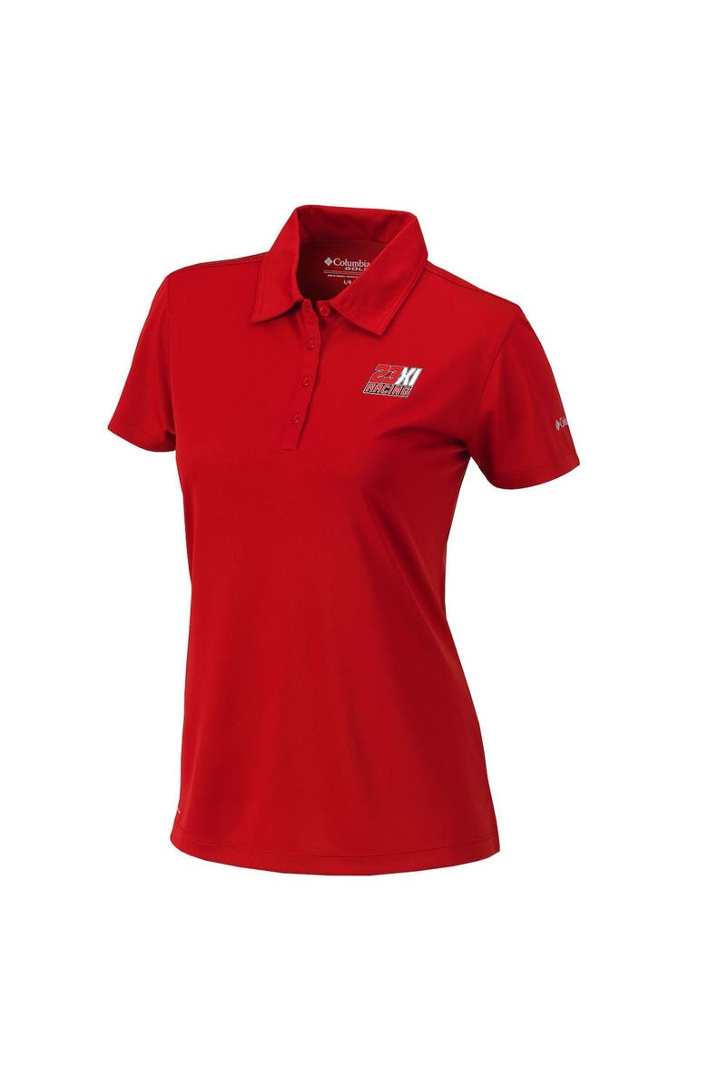 Columbia Women's Columbia Red 23XI Racing Birdie Polo, Alternate, color,