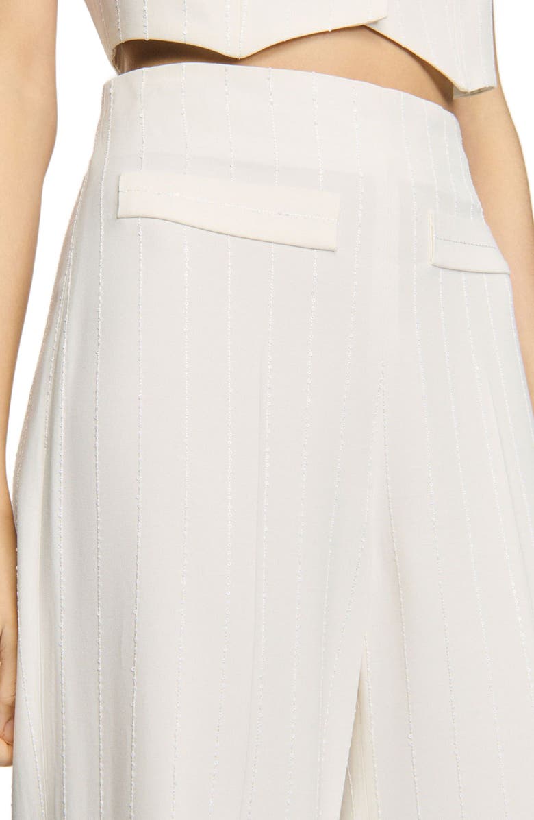 SANDRO Sequin suit trousers, Alternate, color, 