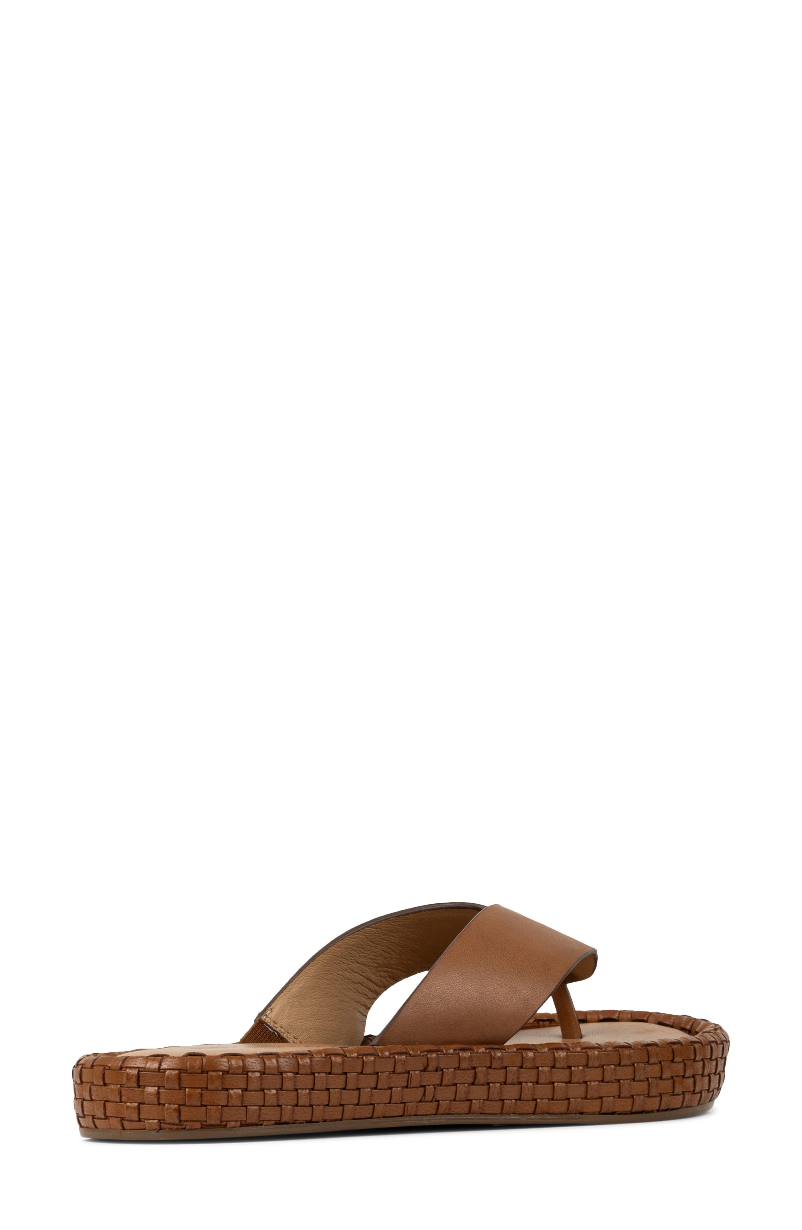 Dasara Platform Flip Flop, Alternate, color, TOBACCO