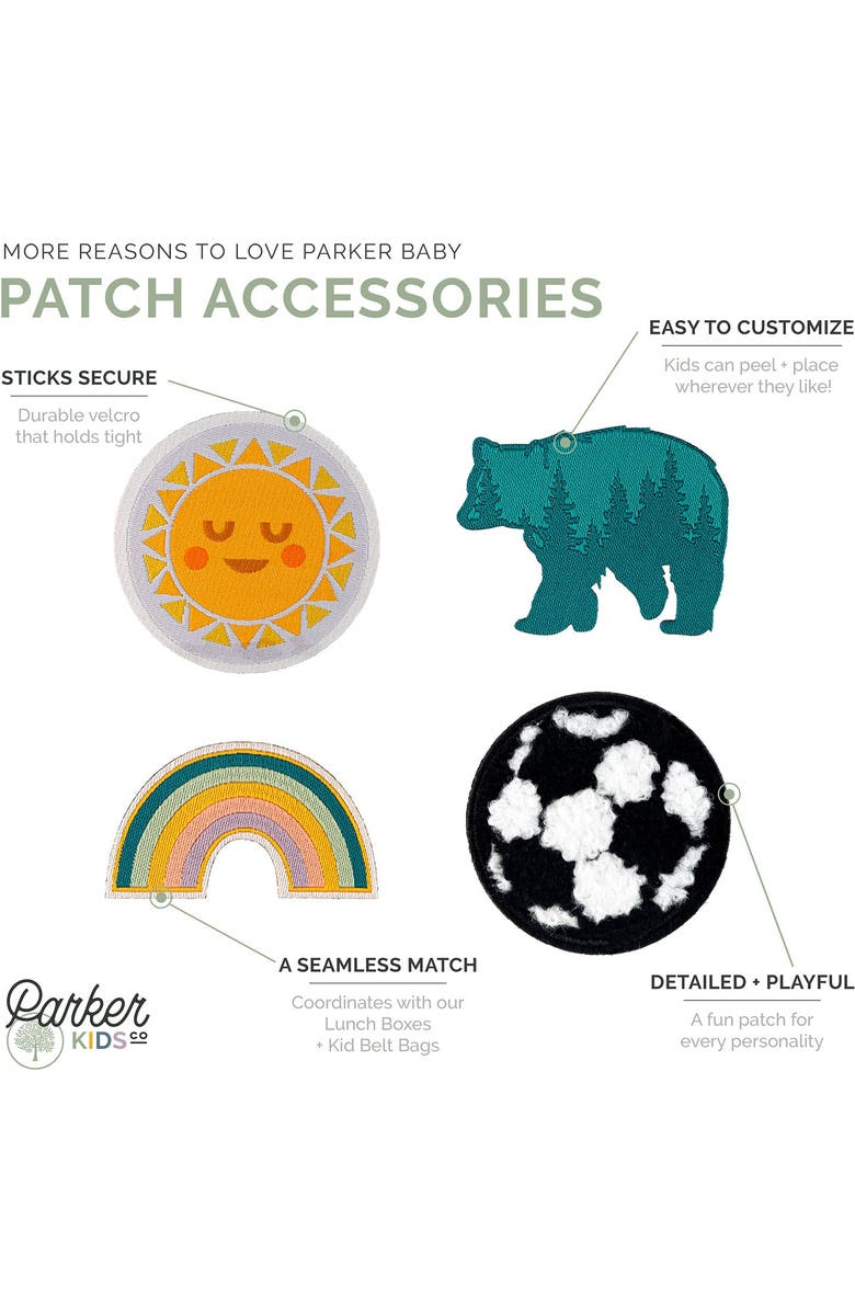 Parker Kids Co. Velcro Patch - Letters, Alternate, color, J