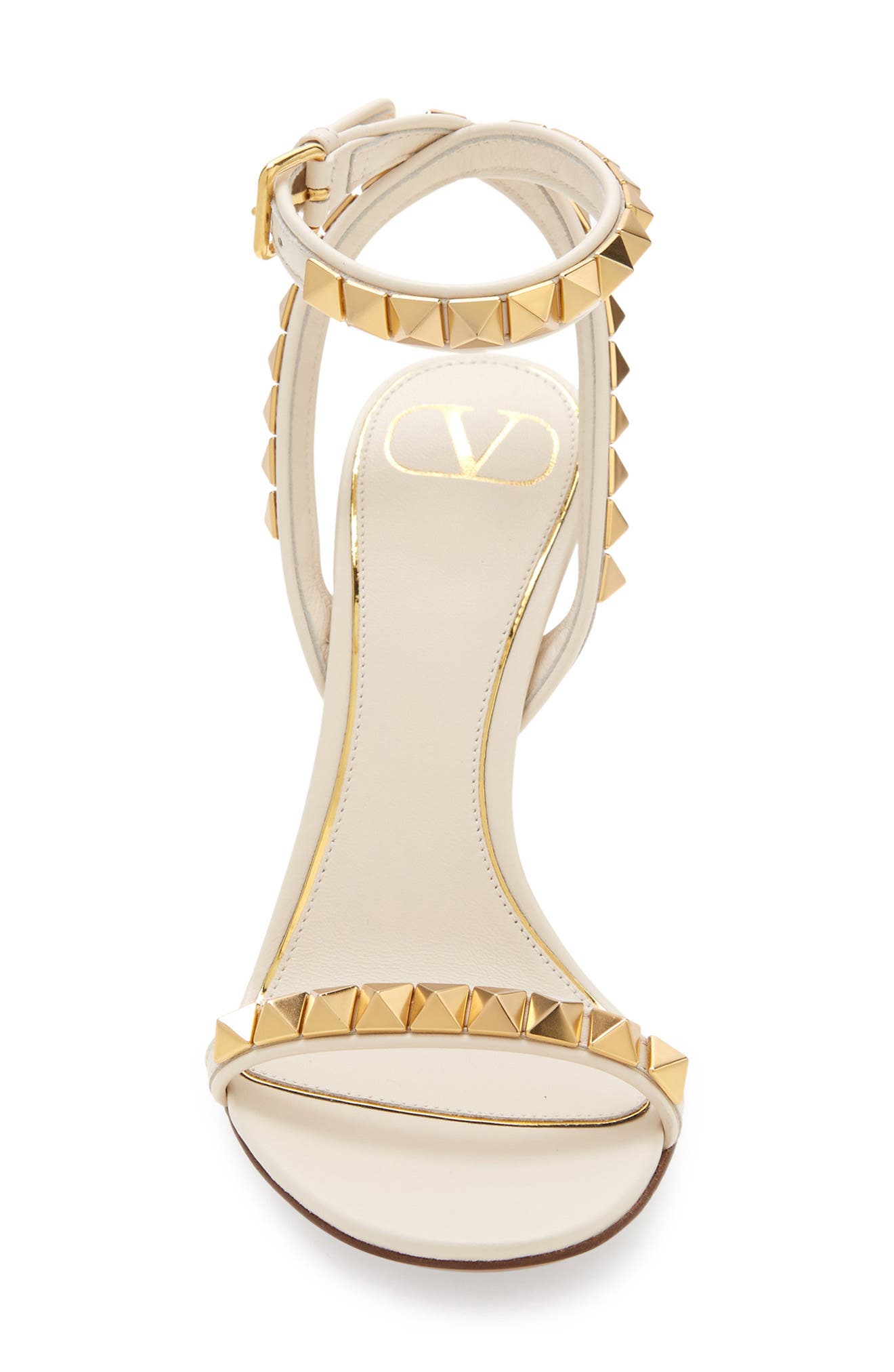 Valentino Garavani Rockstud No Limit Ankle Strap Sandal, Alternate, color, 