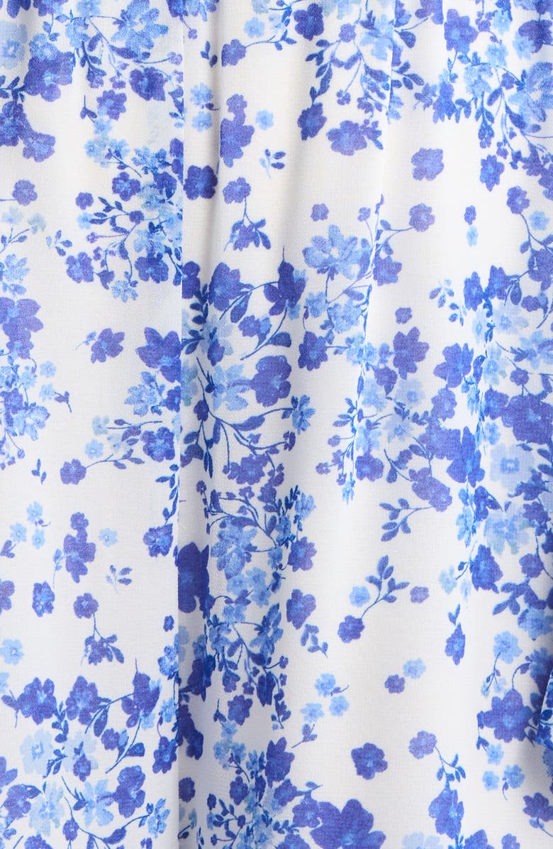 SUGARLIPS Camellia Floral Jumpsuit, Alternate, color, White-Blue-Multi