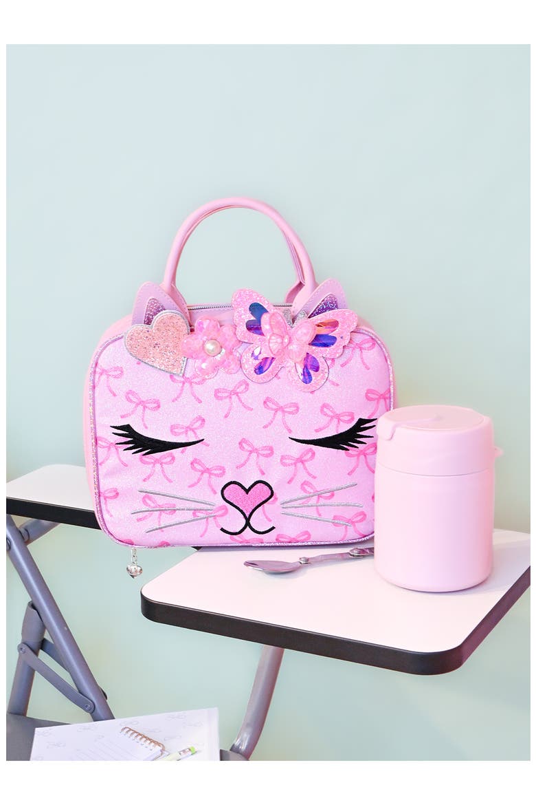 Kids' Bella Bow Lunch Bag, Alternate, color, LOLLIPOP