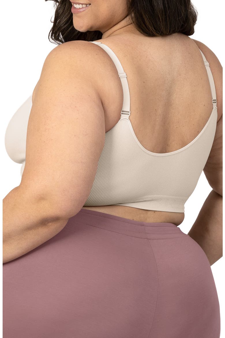 Sublime Adjustable Crossover Nursing/Lounge Bra, Alternate, color, STONE GREY