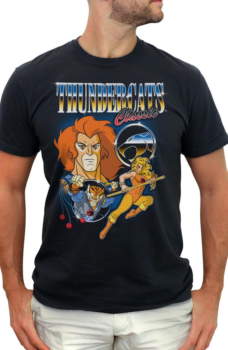 ThunderCats Men's ThunderCats Classic Cats Poster Graphic T-Shirt, Main, color, Black