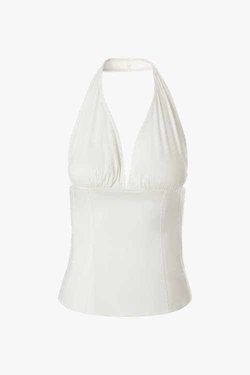 Weworewhat Halter Neck Corset Top