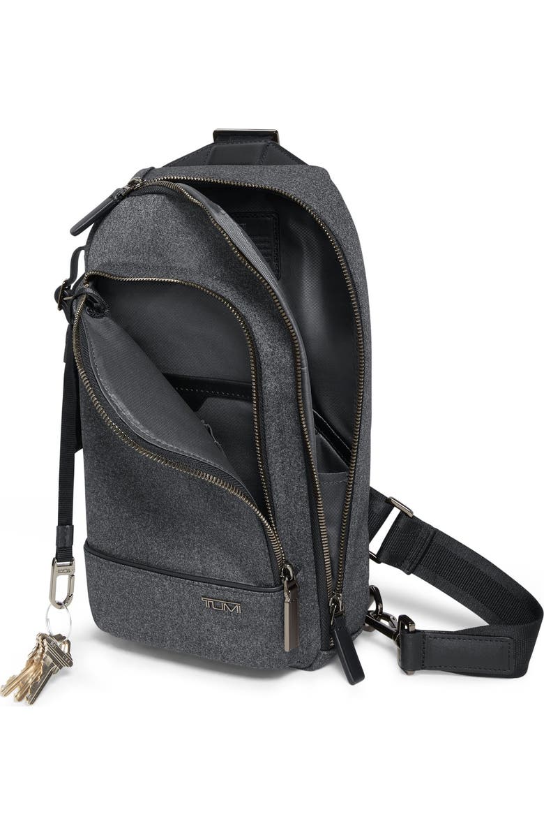 TUMI Harrison Gregory Sling Bag, Alternate, color, Dark Charcoal
