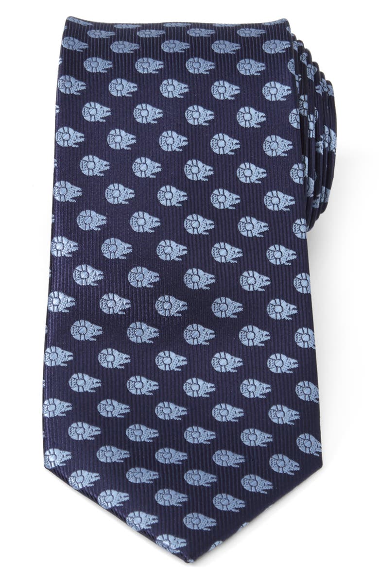 Cufflinks, Inc. Star Wars<sup>™</sup> Millennium Falcon Tie, Main, color, Blue