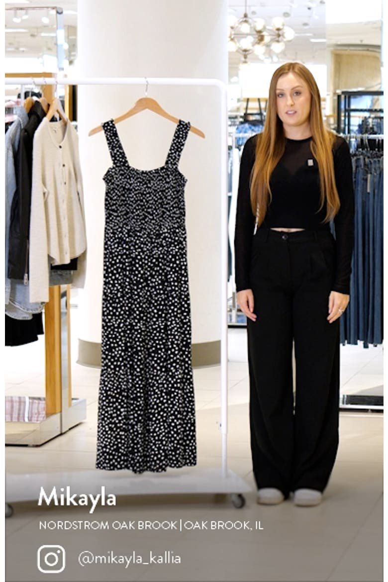 Elisa Smocked Maxi Dress video