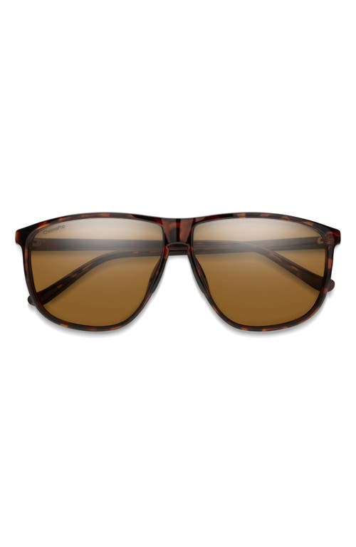 Smith Mono Lake 63mm Chromapop™ Polarized Sunglasses In Tortoise/chromapop Brown