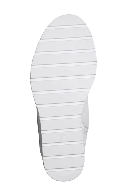 Dkny Clary Wedge Sneaker In White