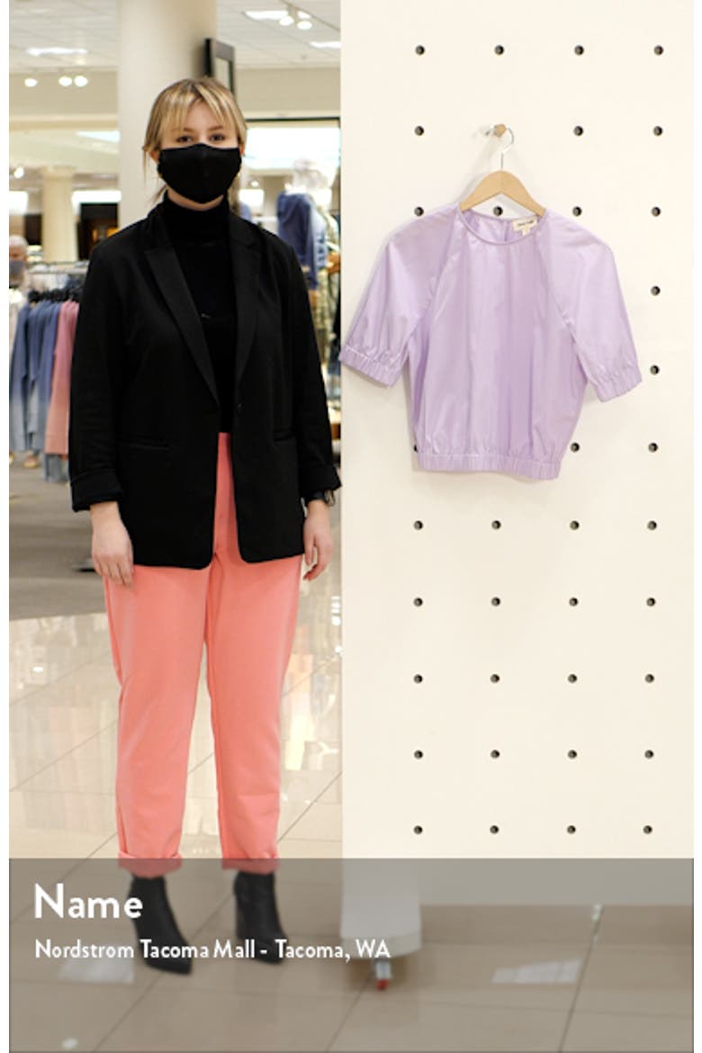 Organic Cotton Poplin Crop Blouse video