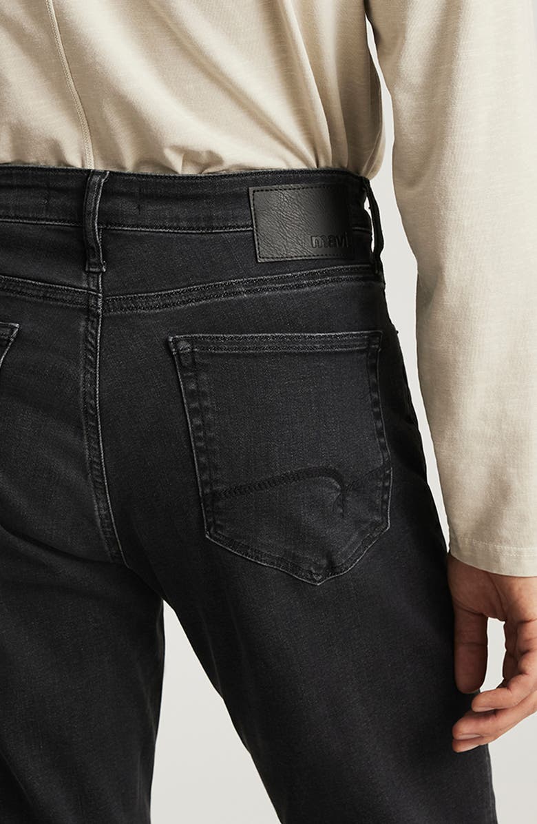 Mavi Jeans Steve Athletic Fit Jeans, Alternate, color, Dark Smoke Supermove