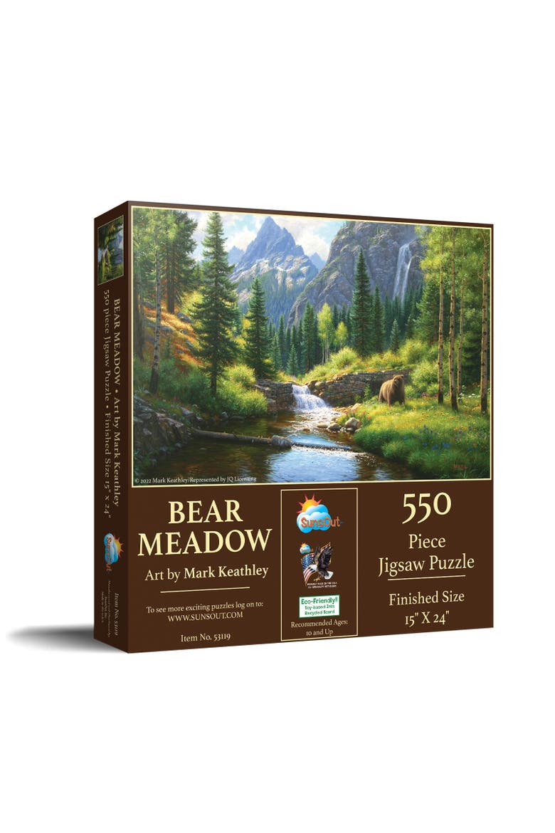 Bear Meadow 550 piece Jigsaw Puzzle for Adults, Main, color, Multicolor