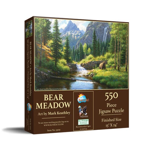 Bear Meadow 550 piece Jigsaw Puzzle for Adults