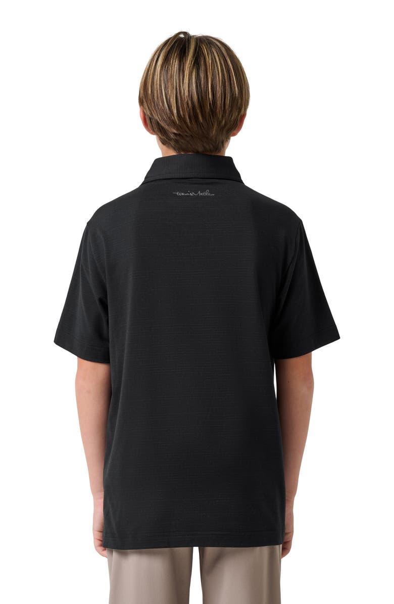 TravisMathew Kids' Y The Heater Polo, Alternate, color, Black