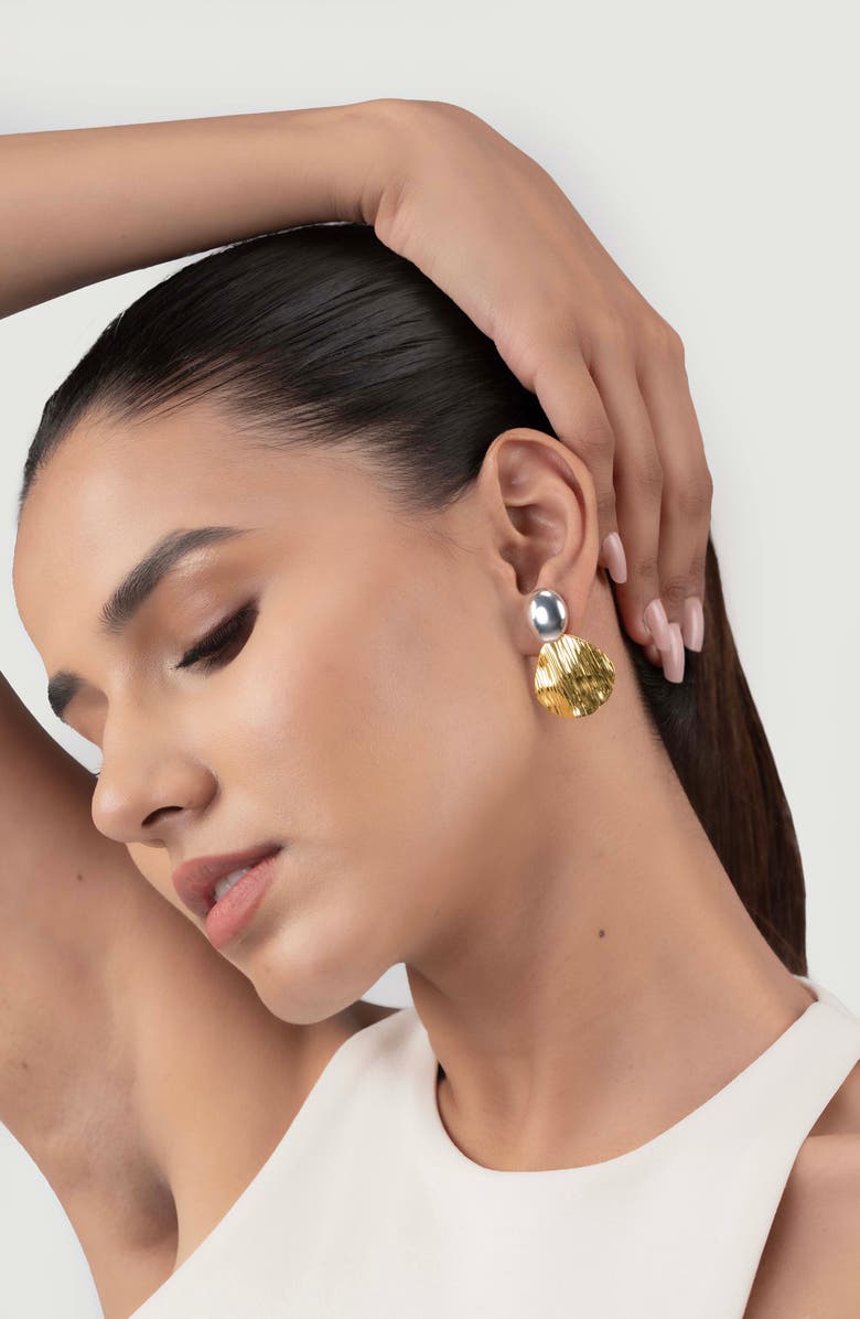 NAVEDA Bloom Hana Front/Back Drop Earrings, Alternate, color, 