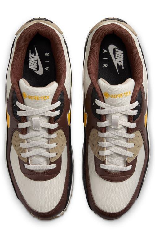 Shop Nike Air Max 90 Gore-tex® Waterproof Sneaker In Cacao/orewood Burn/khaki