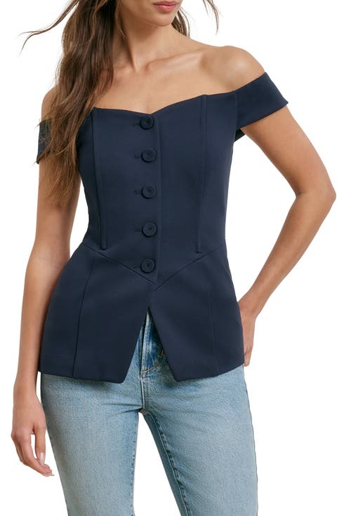 The One That I Want Off the Shoulder Top