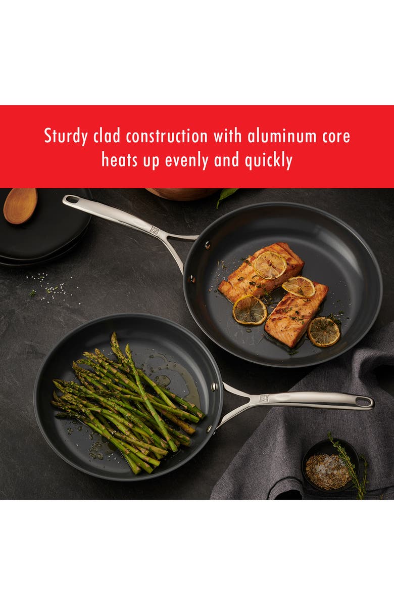 ZWILLING Energy Plus 10-Piece Nonstick Cookware Set, Alternate, color, Stainless Steel