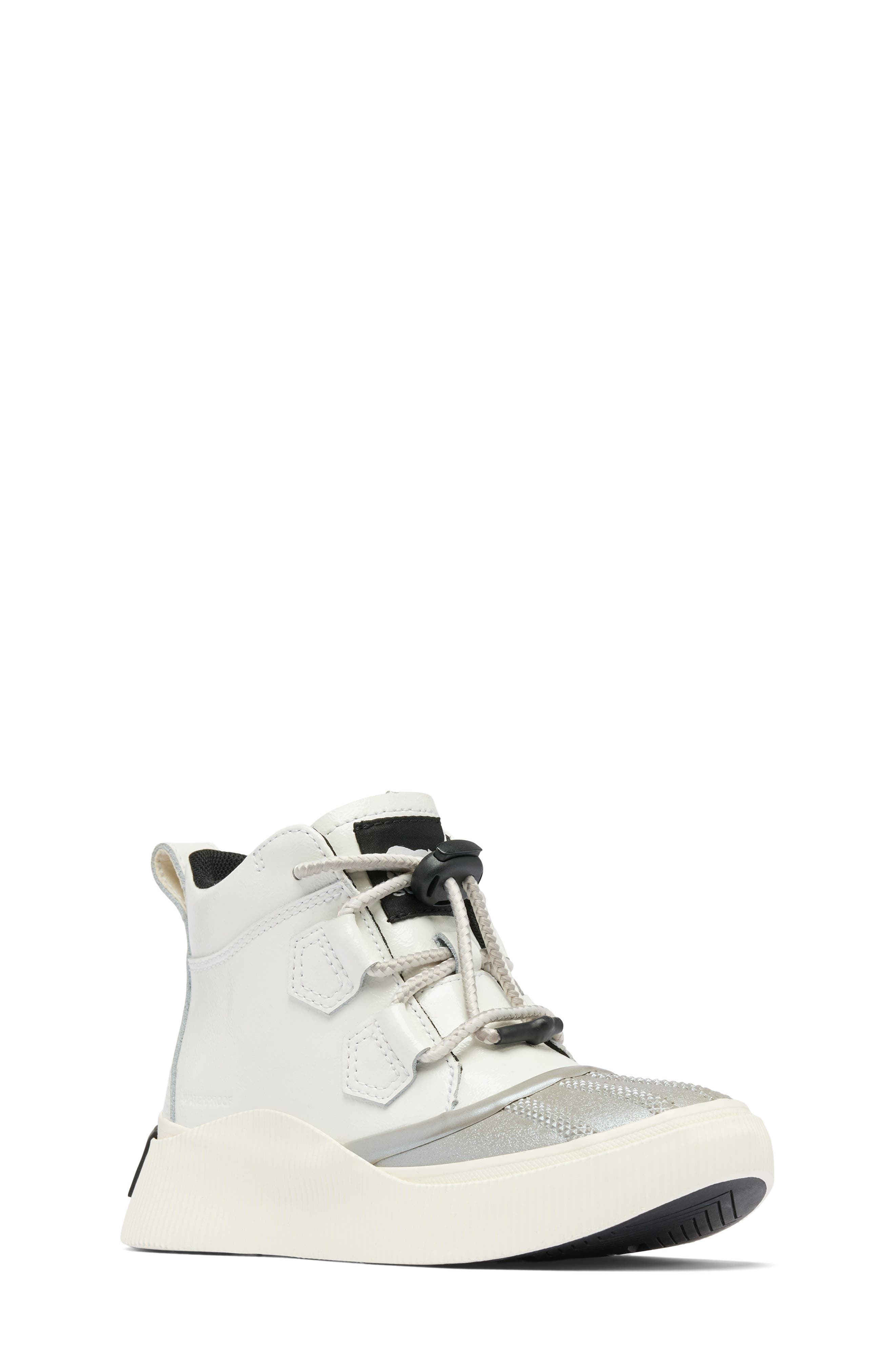 SOREL Kids' Out 'N About Classic Waterproof Boot, Main, color, Sea Salt/ Black