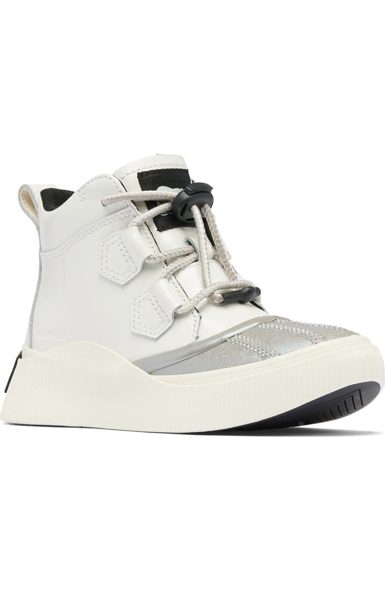 SOREL Kids' Out 'N About Classic Waterproof Boot, Main, color, Sea Salt/ Black