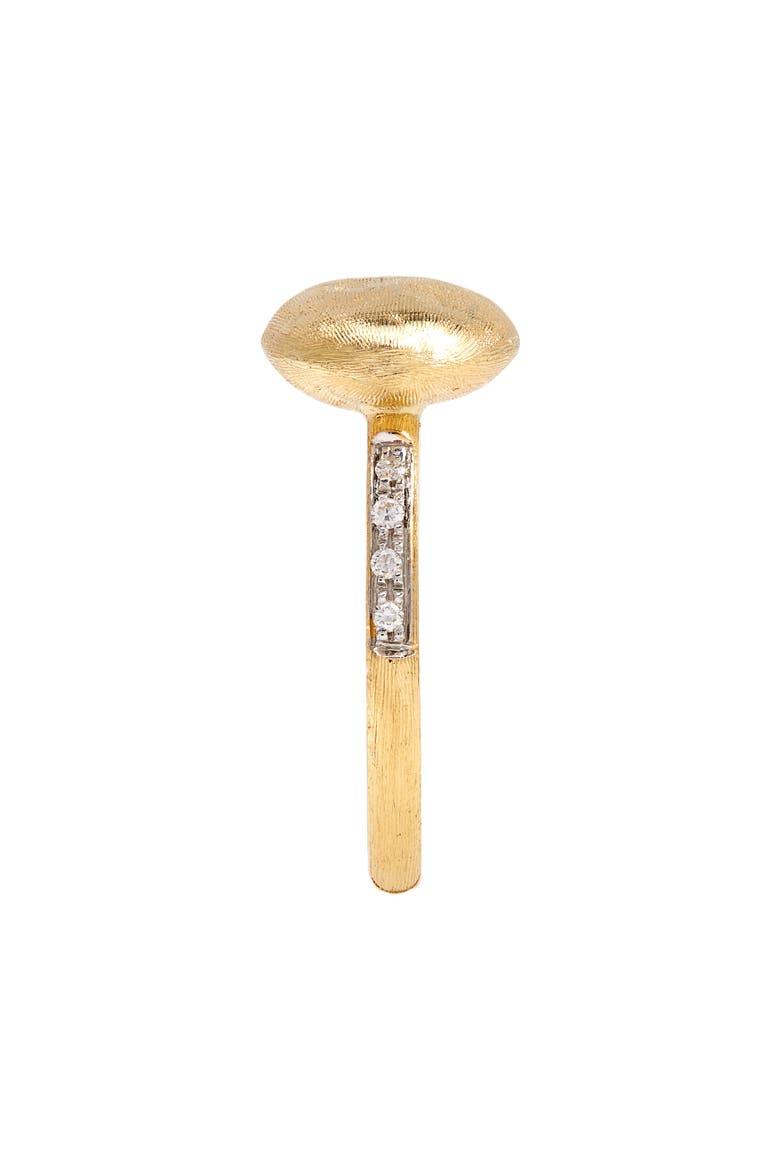 Siviglia 18K Yellow Gold Horizontal Ring with Diamonds, Alternate, color, 18K YELLOW GOLD