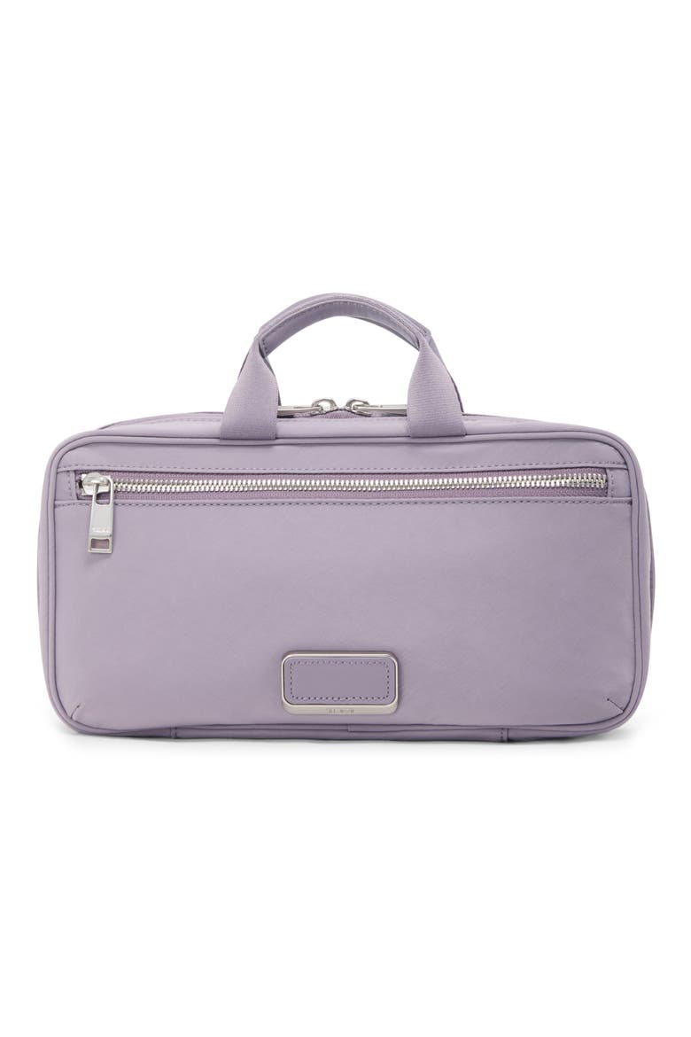 Small Madeline Nylon Cosmetics Bag, Main, color, LAVENDER