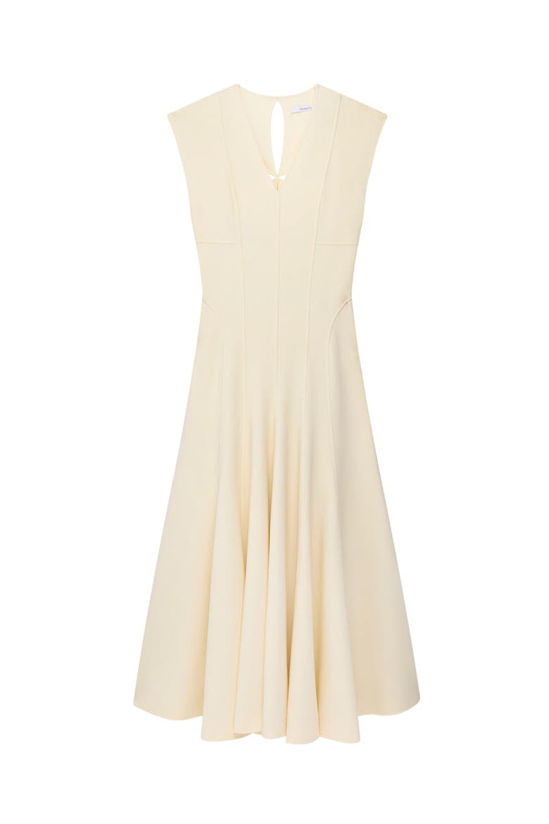 Double Face Cutout Dress, Alternate, color, Cream