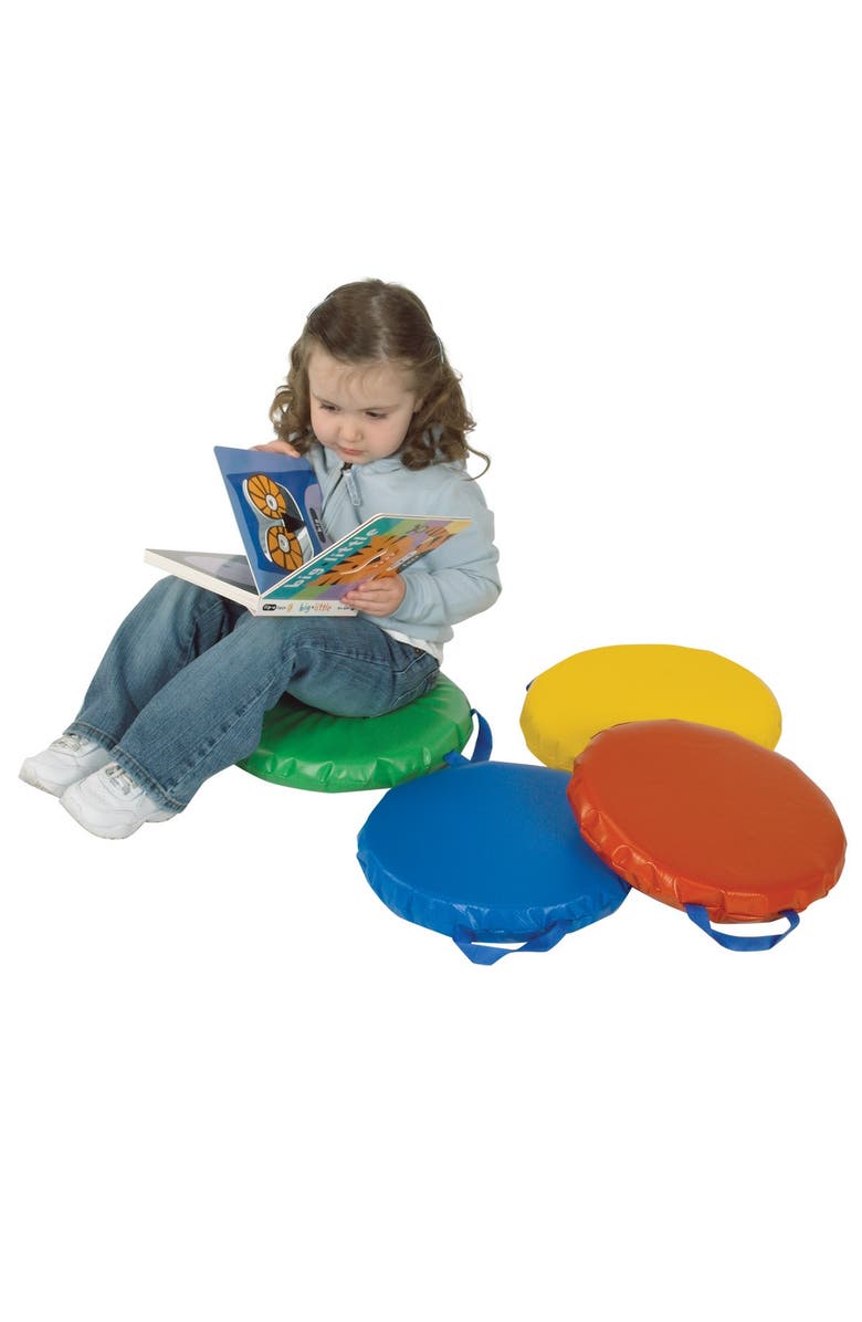 Children's Factory Deluxe Sit-Upons - Set of 4 Different Colors, Alternate, color, Multicolored