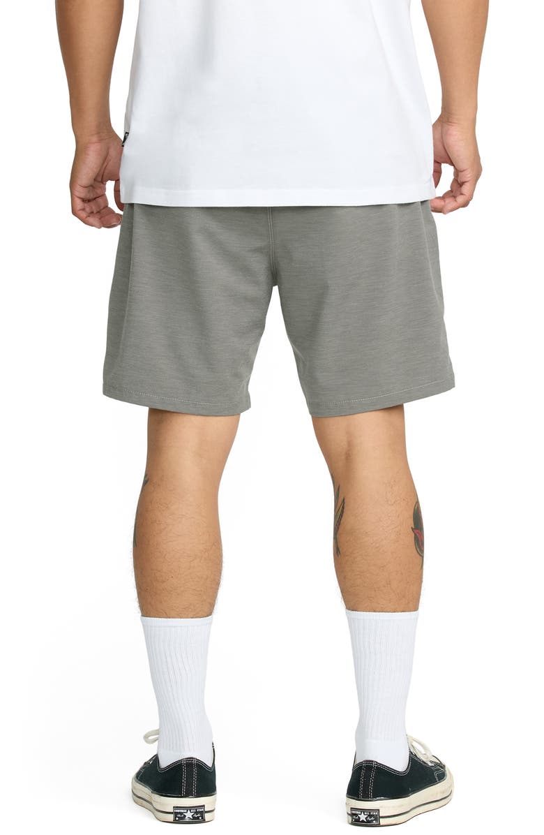 Billabong Surftrek Transit Elastic Waist Hybrid Shorts, Alternate, color, Pewter