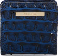 Brahmin Jane Croc Embossed Leather Bifold Wallet