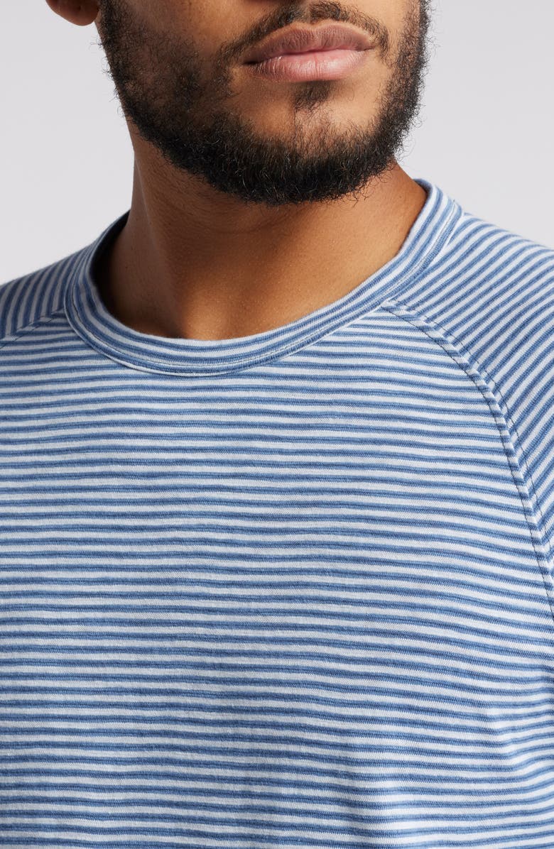 Vince Stripe Raglan Sleeve Cotton T-Shirt, Alternate, color,