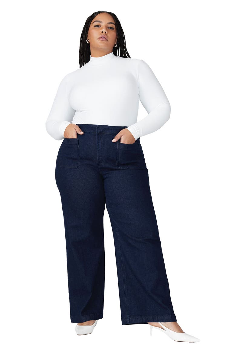 The Trouser Jean, Main, color, TRUE DARK RINSE DENIM