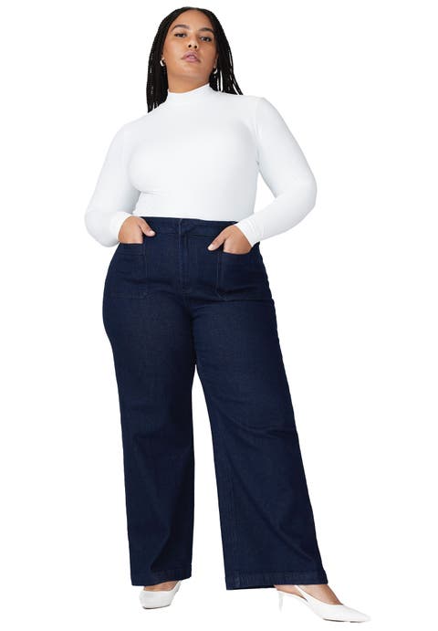 ELOQUII Petite The Trouser Jean (Plus)