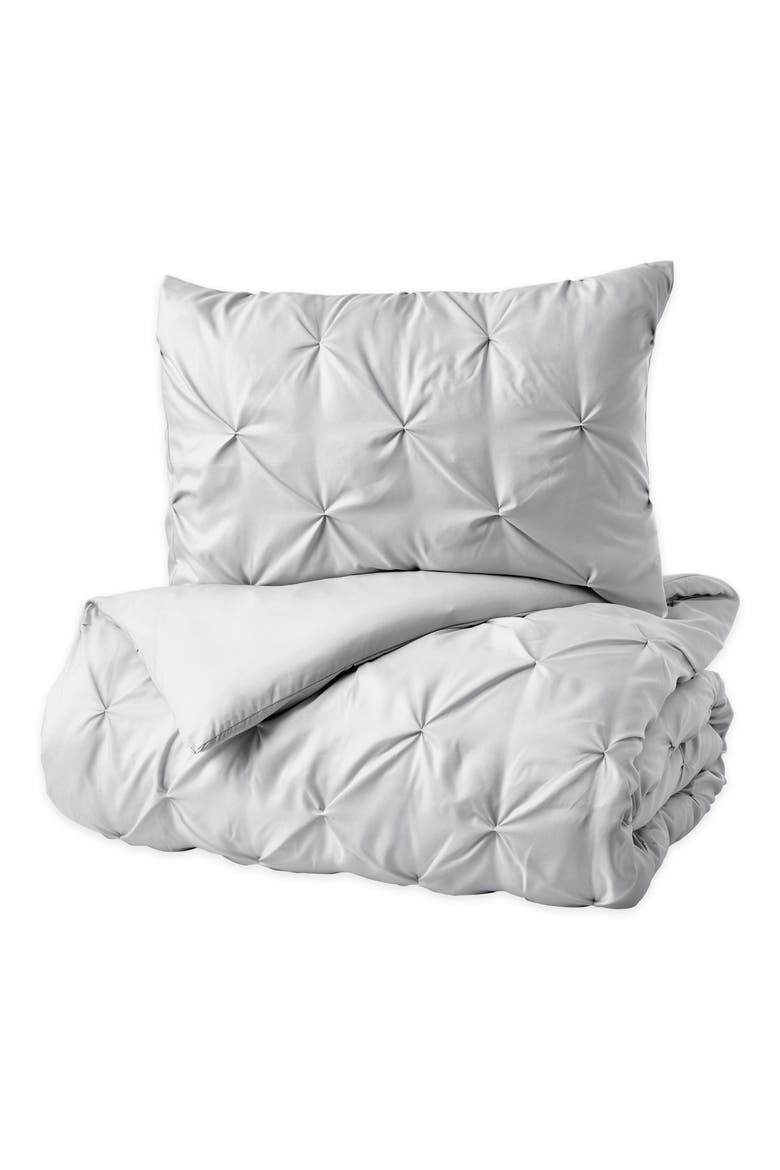 Duvet & Sham Set, Alternate, color, GREY