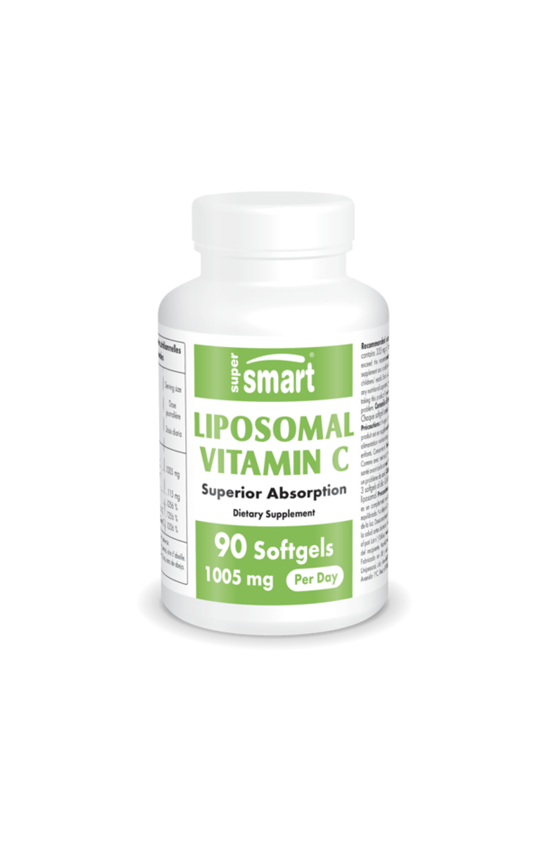 SuperSmart Liposomal Vitamin C Supplement, Main, color, NO COLOR