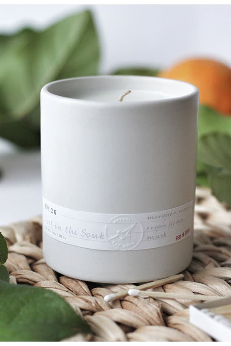 No. 26 In The Souk Scented Candle, Alternate, color, White