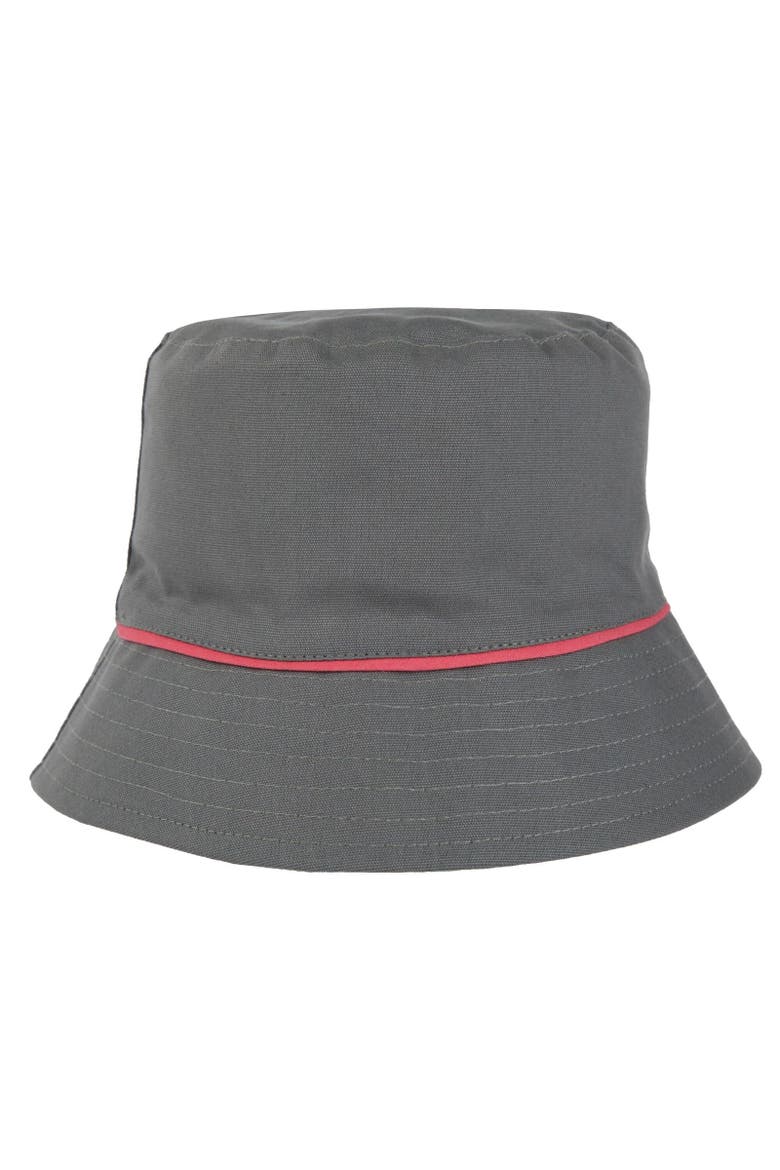 Abstract Floral Reversible Bucket Hat, Alternate, color, Green Milieu