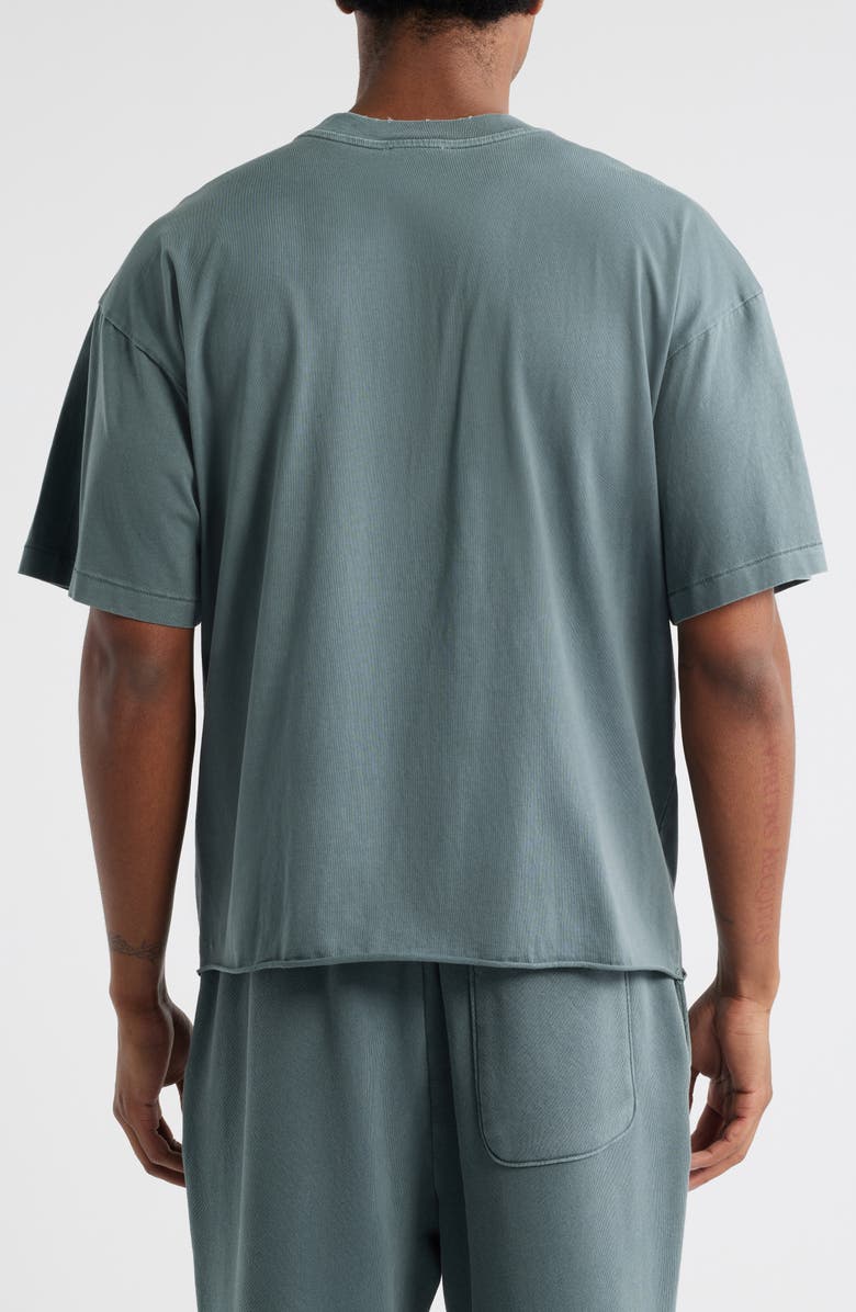 Elwood Core Oversize Crop Cotton T-Shirt, Alternate, color, Vintage Slate