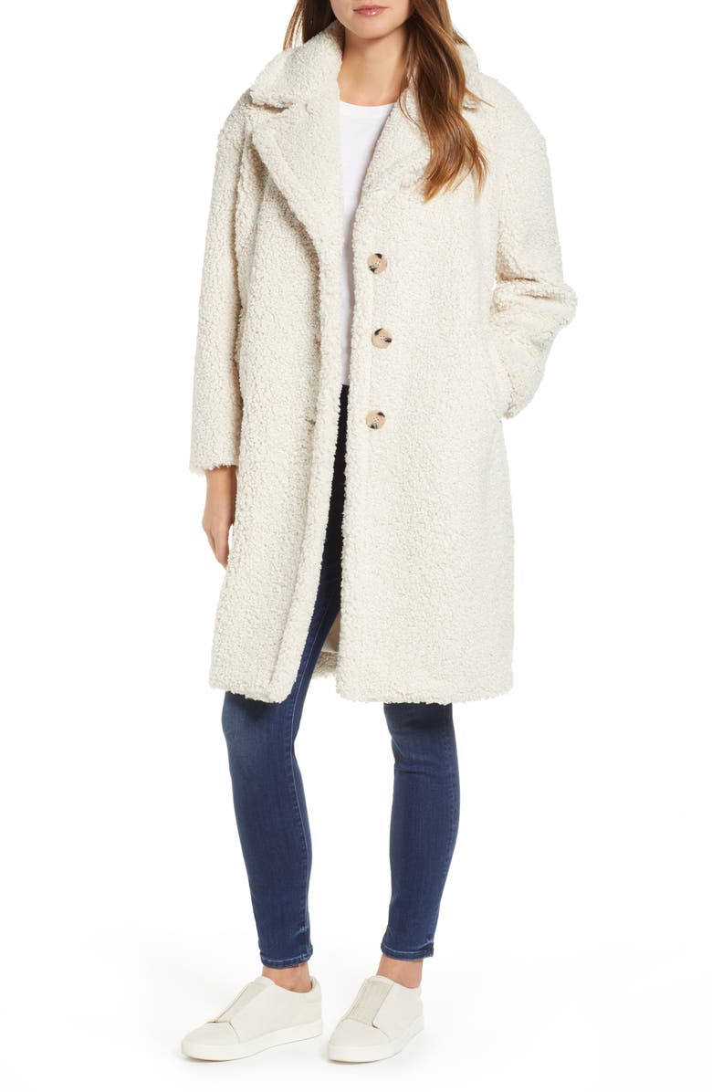 Lou & Grey Cozy-Up Faux Shearling Jacket, Main, color, 