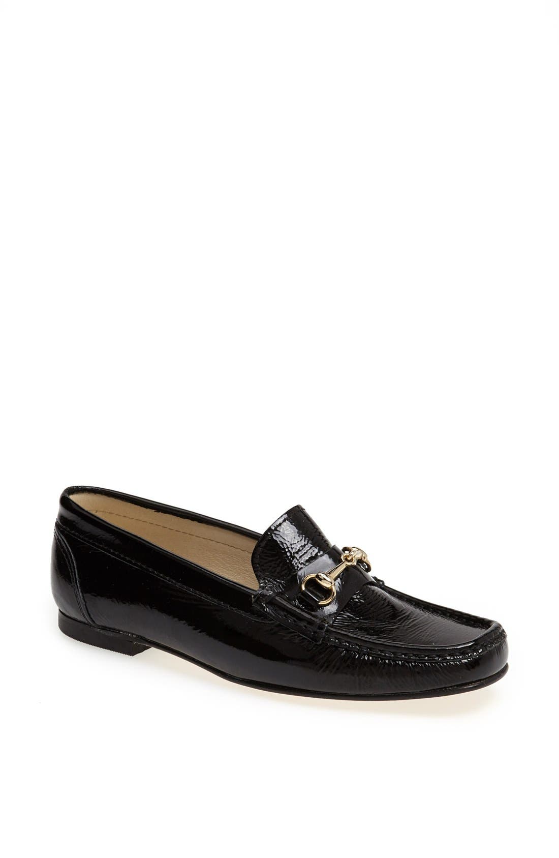 French Sole 'Lecture' Patent Leather Flat, Main, color, 