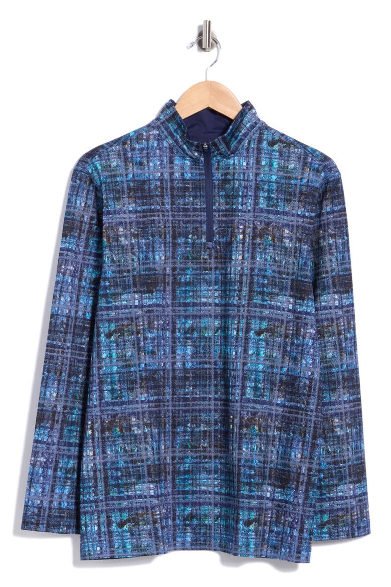 Quarter Zip Pullover, Main, color, NIGHT BLUE