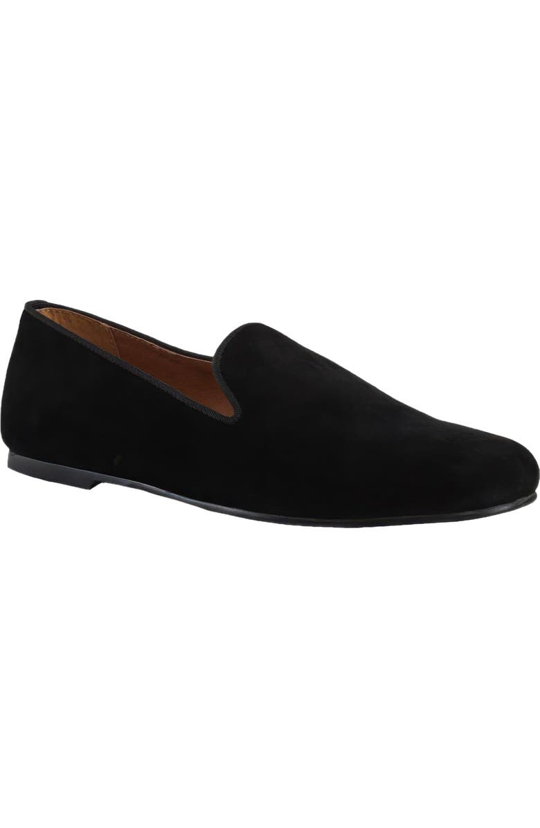André Assous Sara Loafer, Main, color, Black Suede